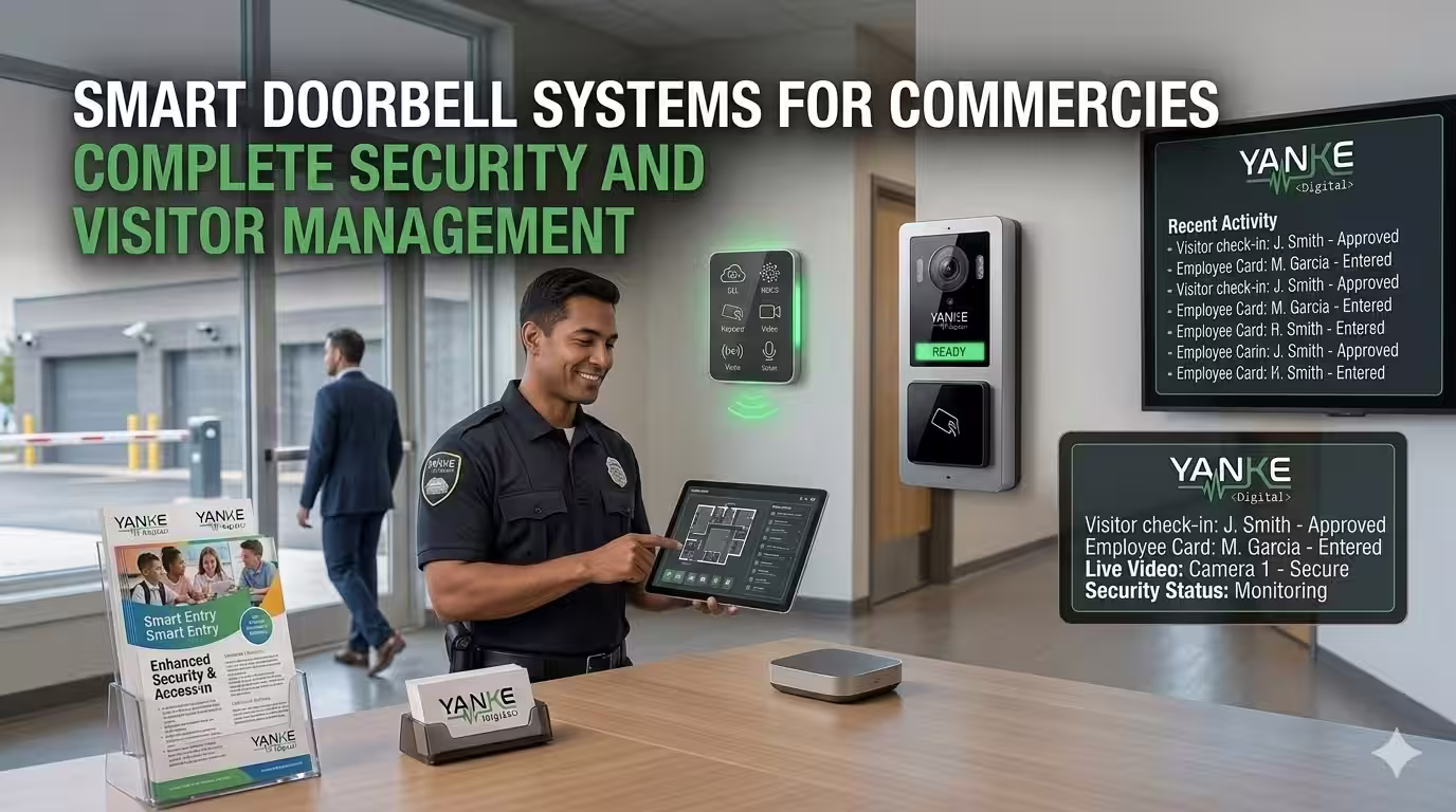 Smart Doorbell Systems for Commercial Properties: Complete Security & Visitor Management Guide