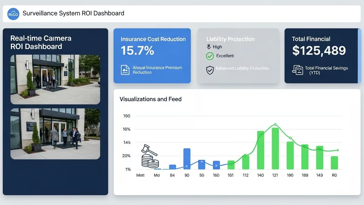 Surveillance System ROI: How Professional Monitoring Reduces Liability & Insurance Costs
