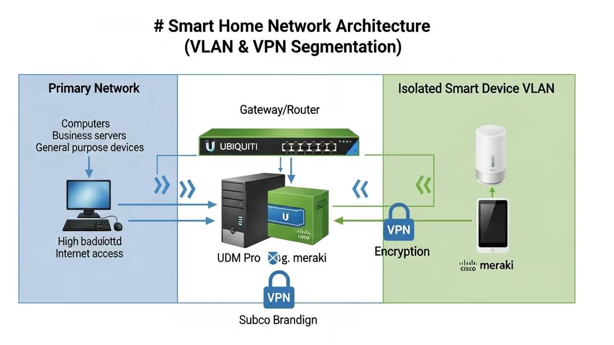 VLAN & VPN Setup: Essential Network Segmentation for Smart Devices